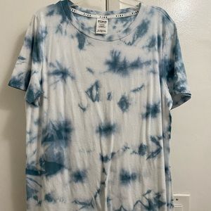 Blue tie dye shirt from Pink.